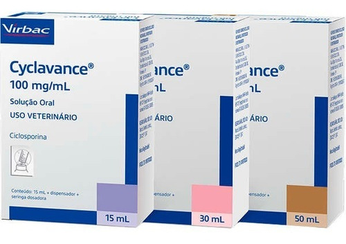 Cyclavance 100 Mg/ml Virbac Para Cães 50ml