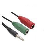 Cable Convertidor Audio Micrófono A Jack 3.5mm Consolas Pc