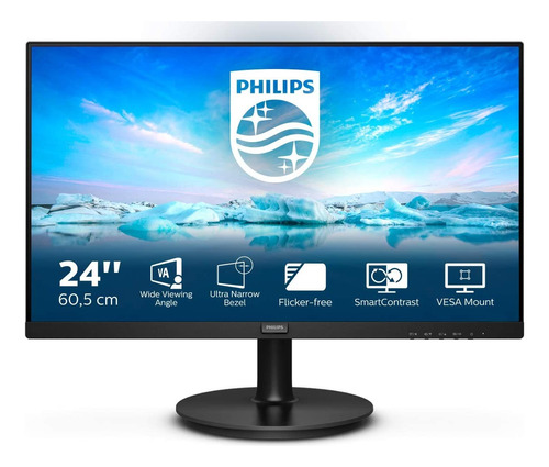 Monitor Philips Led 24 Pulgadas 241v8l/77 Hdmi 