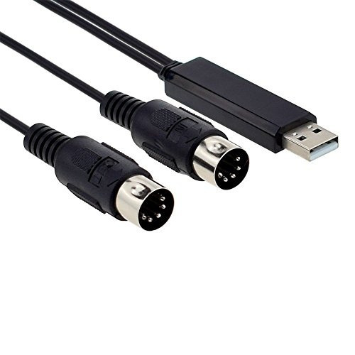 Usb Inout Convertidor De Cable Midi Midi A Interfaz De Cable