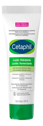 Cetaphil Loção Hidratante Para Pele Sensível 200ml