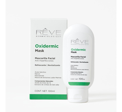 Oxidermic Mascarilla Facial Acné Refresca Reve 100ml