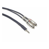 Cabo P2 2xrca Audio Conectores Metal Santo Angelo - 3m