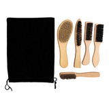 Cepillo De Madera Para Barba, Cepillo De Estilo Bolso Negro