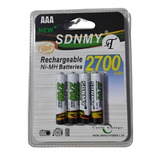 Pilha Recarregável Aaa 2700 Mah  C/4