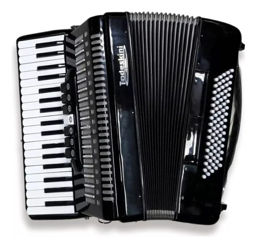 Acordeon Todeskini 80 Baixos Preto