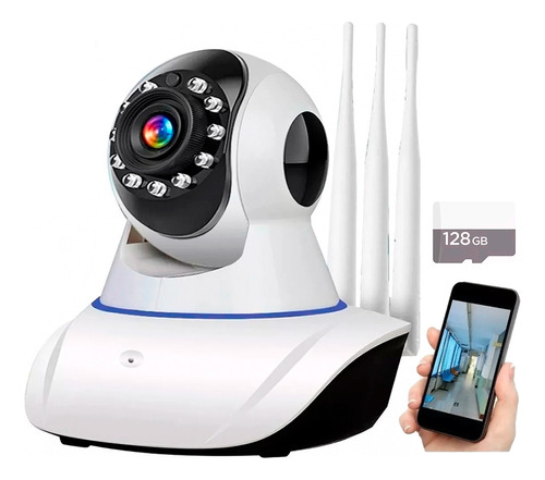 Camara Robotica 3 Antenas Full Hd 1080p + Memoria Sd 128gb