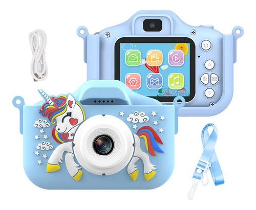 Cámara Infantil Unicornio Selfies Fotos Videos Para Niñas