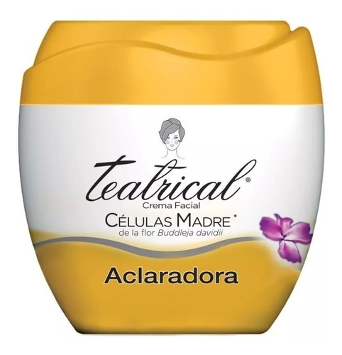 Teatrical Crema Facial Aclaradora Celulas Madre X 100g