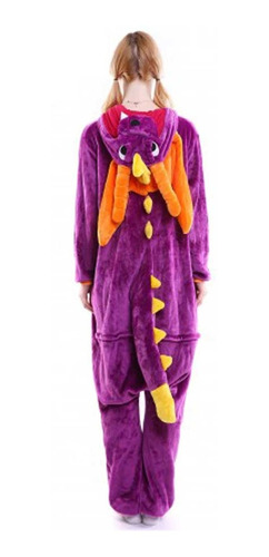 Pijama Kigurumi Disfraz Spyro Dragón Morado Envío Gratis!