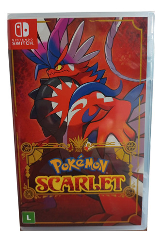 Pokemon Scarlet Nintendo Switch Novo Lacrado Físico