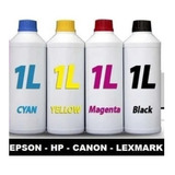 Pack 6 Tinta Litro Universal Hp Epson Canon Brother Dye