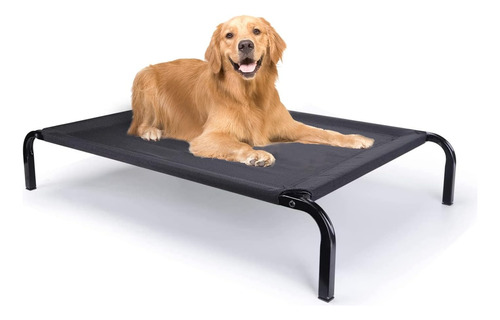 Cama Grande Elevada Perro Extra Transpirable Lavable Hamaca