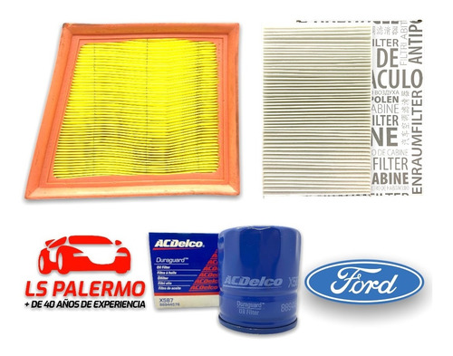 Kit De Filtros Aire Aceite Y Habitaculo Ford Fiesta Kinetic