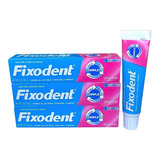 Kit 3 Cream Adhesive Fixodent Original 68g Frete Grátis