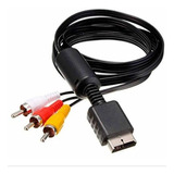 Cable Playstation Ps2 Av Rca 1.5 Mts Audio Y Video