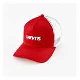 Gorra Levis Curved Structured Visor Trucker Rojo