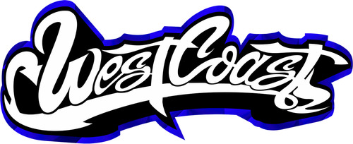 Calcomania Sticker West Coast Custom Logo Efx Moto Auto