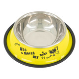 Plato Para Perro De Acero Inoxidable 72 Onzas Bh 259