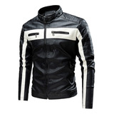 Chamarra Bomber Rompevientos Casual Para Motociclista H