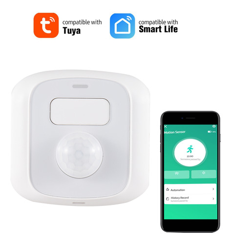 Sensor De Alarma Movimiento Wifi Smart Sensor 16.4 Pies Cont