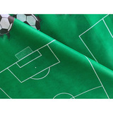 Tnt Estampado Decorativo Tema Futebol Campo Bolas 4m X 1,40m