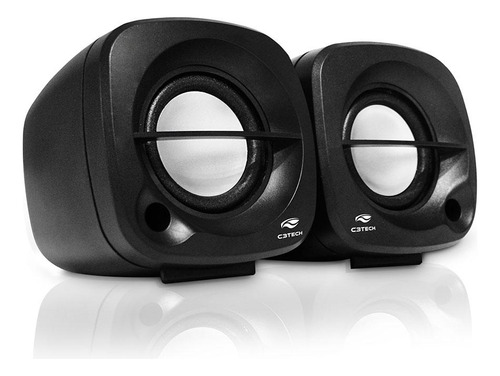 Speaker Caixa De Som 2.0 Sp-303bk C3tech 3w Rms Usb P2