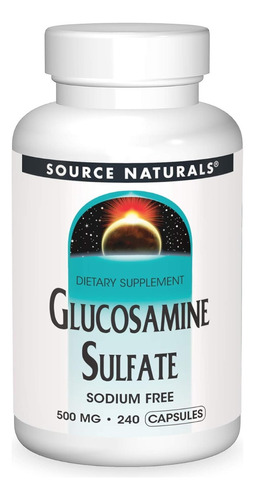 Source Naturals | Glucosamine Sulfate | 500mg | 240 Capsules