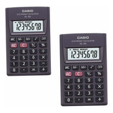 ( 2 ) Mini Calculadora Básica De Bolsillo Casio Portátil