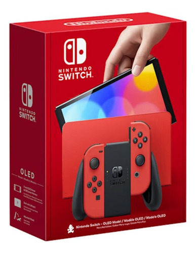 Consola Nintendo Switch Oled Mario Red Color Rojo Ade Ramos
