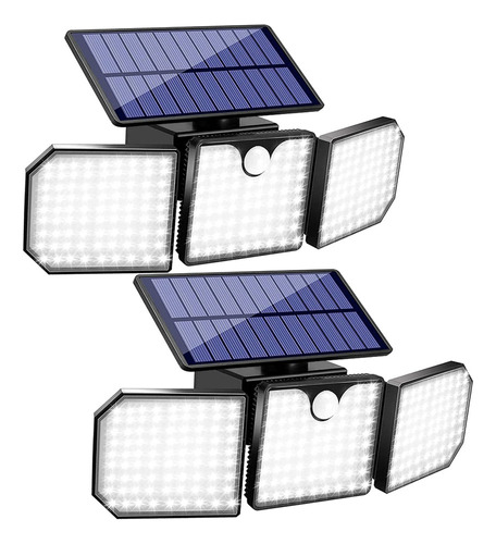 Lámpara De Pared Solar Motion Flood Impermeable De 230 Led C