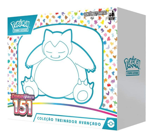 Box Treinador Avançado Snorlax - Coleção 151 - Pokémon Tcg