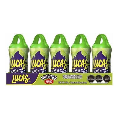 Lucas Muecas 10 Pzs Dulce Sabor Pepino 24g | MercadoLibre