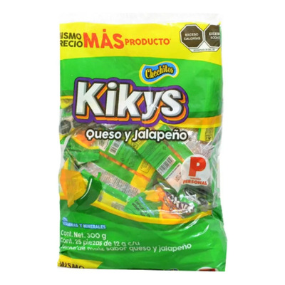 Chechi Kikys Jalapeño Personal 25 Pz | Meses sin interés