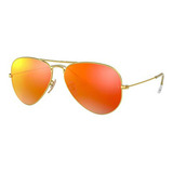 Gafas De Sol Ray-ban Rb3025 Aviator De Metal Para Hombres Y 