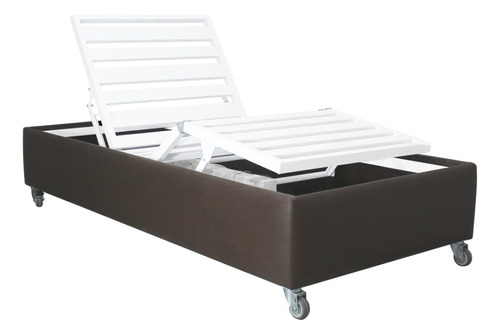 Cama Box De Solteiro Motorizada Elétrica Esmeralda Supra