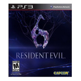 Resident Evil 6 Ps4 Físico  6 Standard Edition Capcom Ps3 Físico