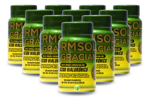 Kit De 10 Rmsol Gracian Acido Hialuronico