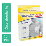 Gasa Absorvente Le Roy 7.5x5cm De 7.5cm X 5cm En Pack De 10 X 10u