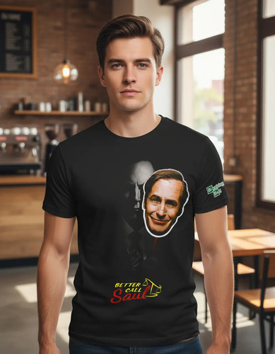 Playera Breaking Bad 2 Saul Bcs Cuello Redondo