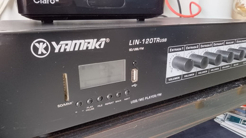 Amplificador Yamaki Lin 120tr Usb