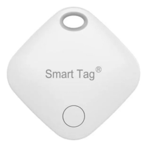 Smart Tag Rastreador Gps Sem Fio Segurança Para Malas Pet Cor Branco