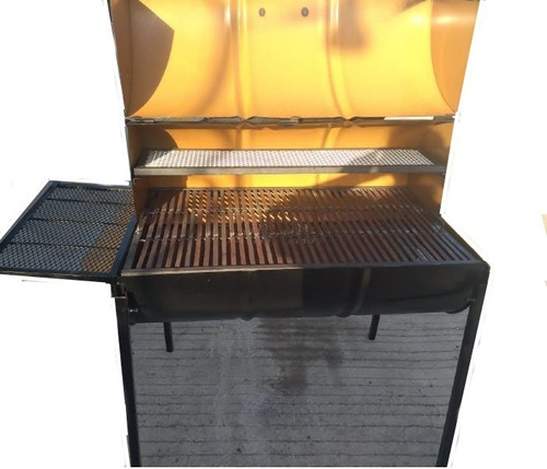 Asador De Tambo Carbon Grande 86x56 Desmontable Nuevo