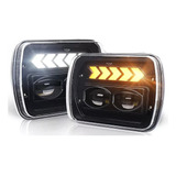 Faros Led Con Forma De Flecha Ámbar Para Jeep Cherokee Yj Xj