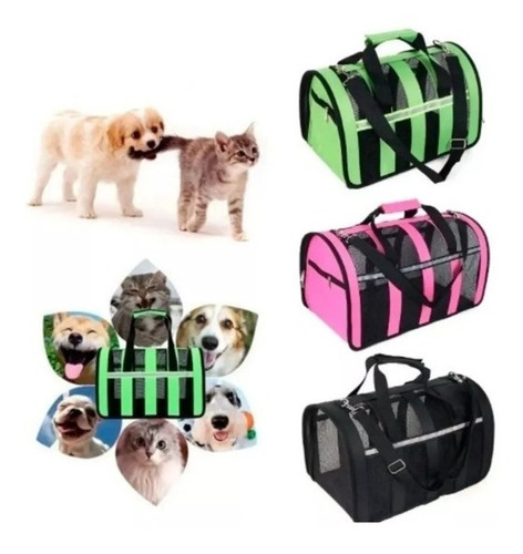 Bolso Transportador Para Mascotas Perros Y Gatos 