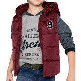 Colete Hering Puffer Acolchoado Masculino Infantil Inverno