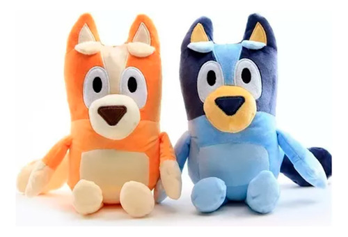 Muñeco De Peluche Bluey And Bingo Para Niños, 2 Piezas 35 Cm