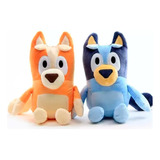 Muñeco De Peluche Bluey And Bingo Para Niños, 2 Piezas 35 Cm