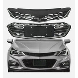 Parrillas Cromadas Chevrolet Cruze 2016 A 2018 Porta Placa