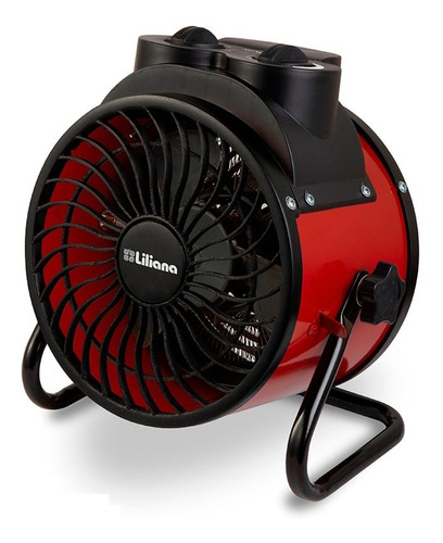Caloventor Ciclónico Liliana 2400w Rojo Metálico Cfi700